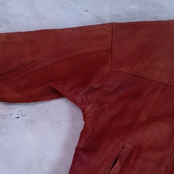 Vintage Brown Leather Jacket The Olde Hide House - Picture 6 of 11